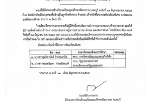 ประกาศรายชื่อ